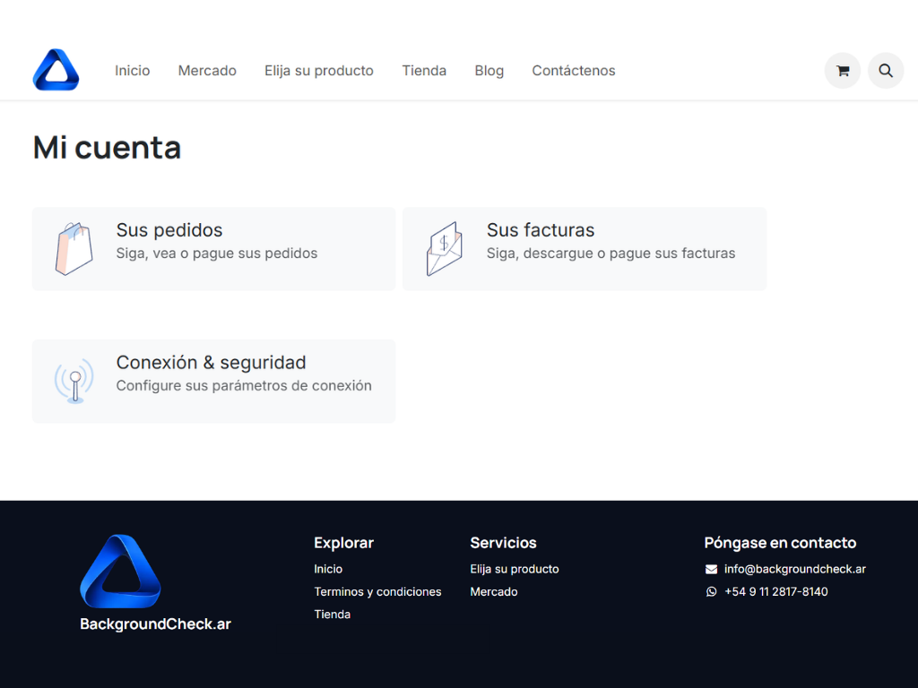 Todo lo que necesitás, en un solo lugar Portal de cliente odoo